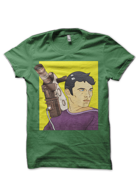Robert Forster Green Half Sleeve T-Shirt