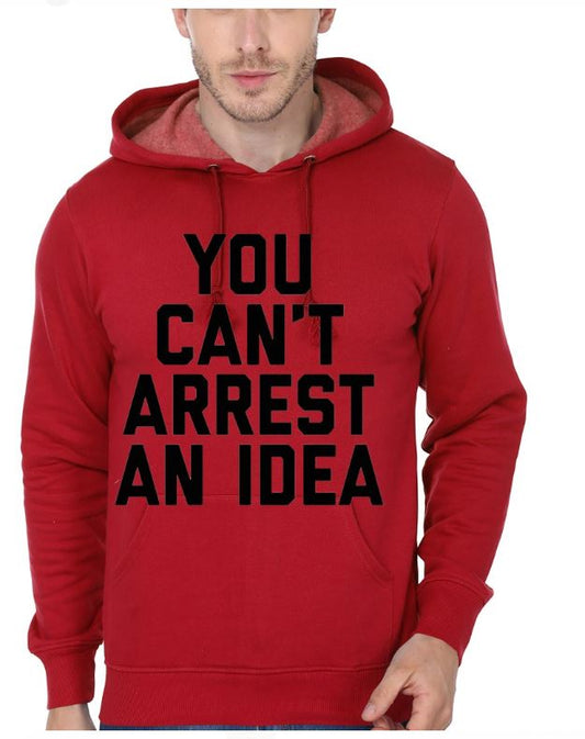 You Canâ€™t Arrest an Idea Red Hoodie