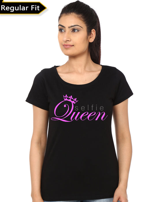 Selfie Queen Black Top