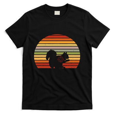 Scope Squirrel Hunter Vintage Retro Target Squirrel Hunting T-Shirt