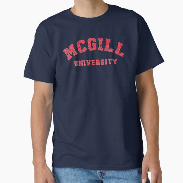 Mcgill red college font Classic T-Shirt