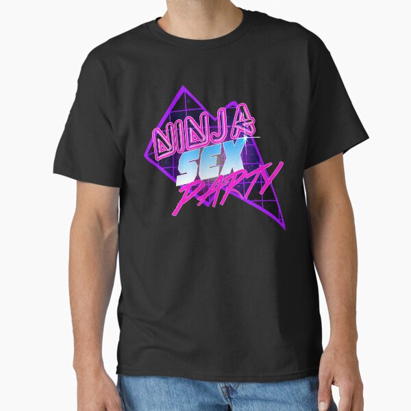 Sexy Ninja Parties (80s inspired design) Classic T-Shirt