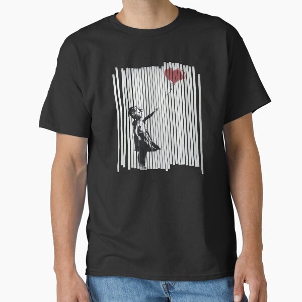 Hey! I Fixed It! Banksy Shredded Balloon Girl  Classic T-Shirt