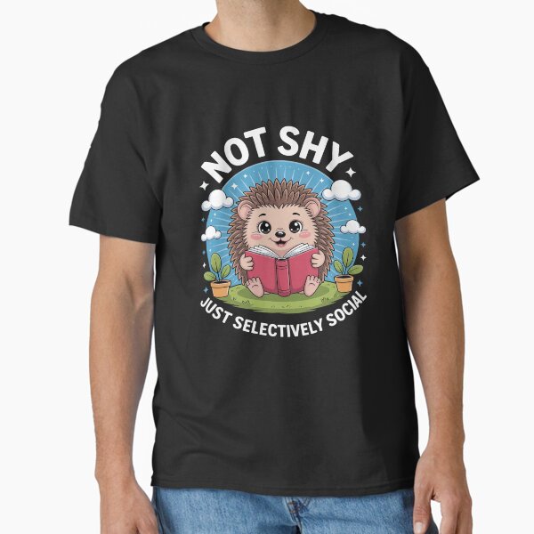 Anti Social Anxiety Selectiv Mental Health Aware Introvert Classic T-Shirt