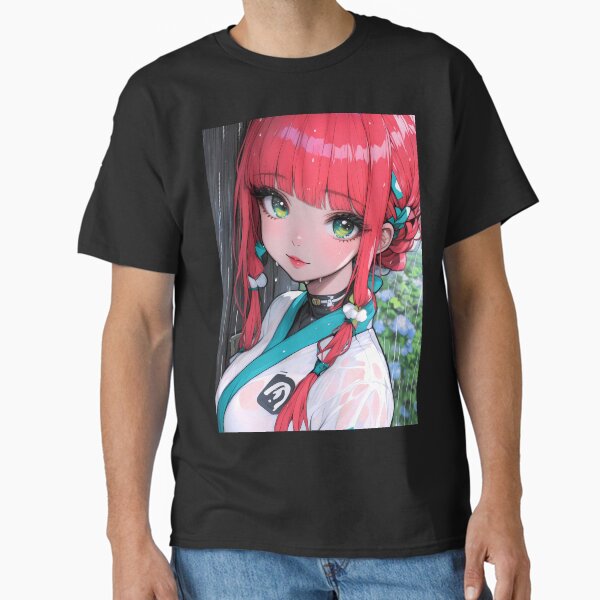 Grelle Sutcliff Black Butler Anime Girl Rainy Red Braid Fantasy Classic T-Shirt