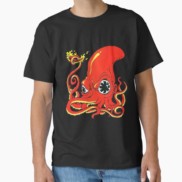 Red Hot Octopus   Classic T-Shirt