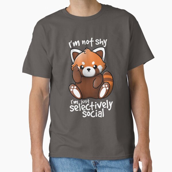 Shy red panda Classic T-Shirt