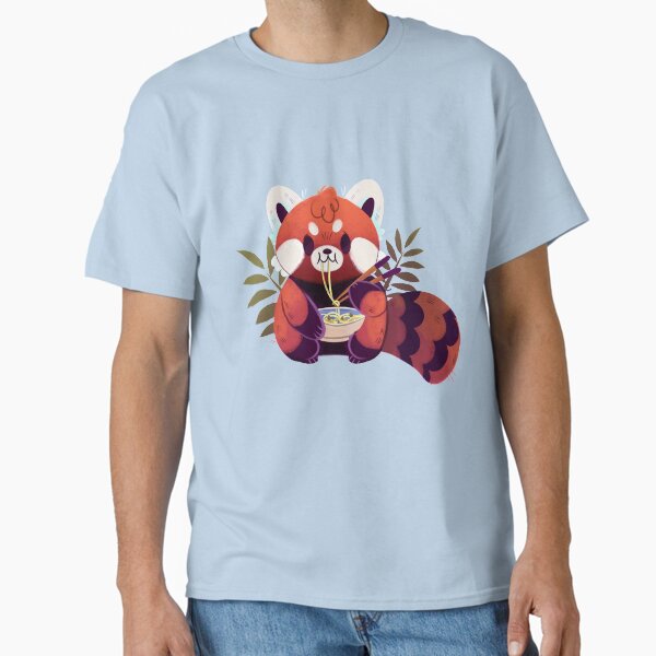 Red Panda Eating Ramen Classic T-Shirt