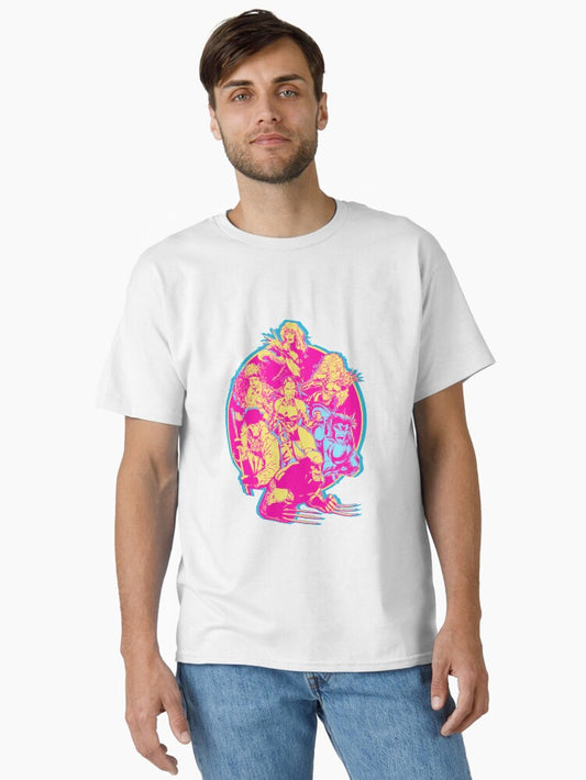 90’s Retro Jim Lee X-Men Group Classic T-Shirt