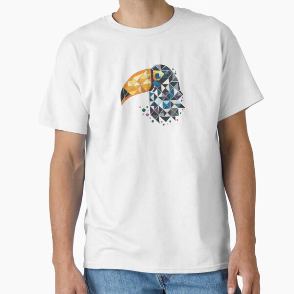 Mosaic Toucan – Nature-Inspired Classic T-Shirt