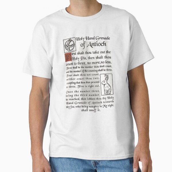 Holy Hand Grenade Script Classic T-Shirt