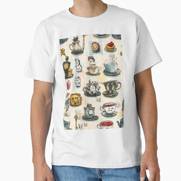 Whimsy And Wonder At The Checkered Table Classic T-Shirt