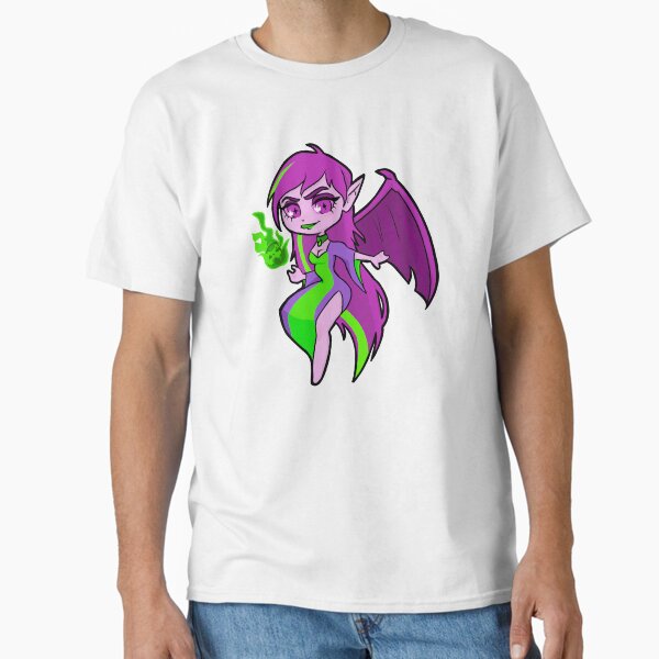 Jhudora Chibi – Neopets-Inspired Dark Faerie  Classic T-Shirt