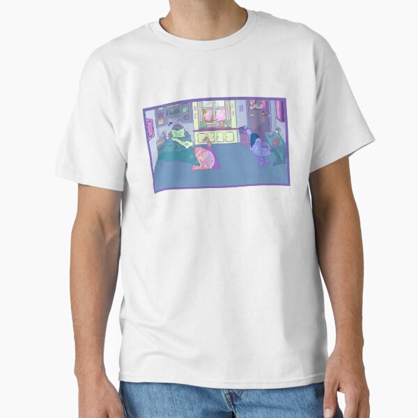 Purple and Blue bedroom lofi  Classic T-Shirt