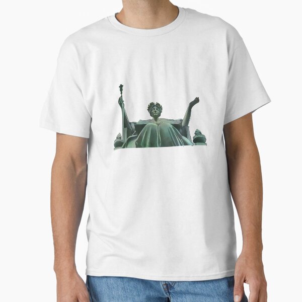 Alma Mater at Columbia University – Digital Statue Illustration Classic T-Shirt