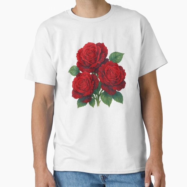 "Red Roses of Power â€“ Eternal Elegance" Classic T-Shirt
