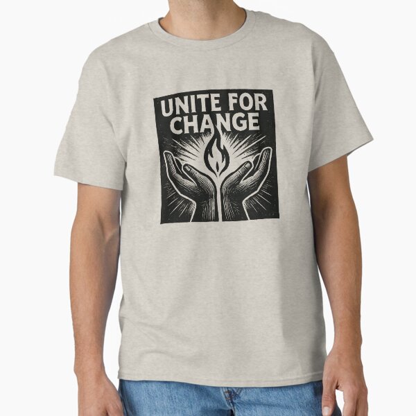 Unite for Change Sacred Flame Hands Classic T-Shirt