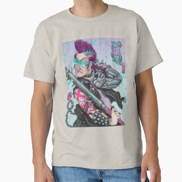 Ukiyo-e cyberpunk outlaw Classic T-Shirt