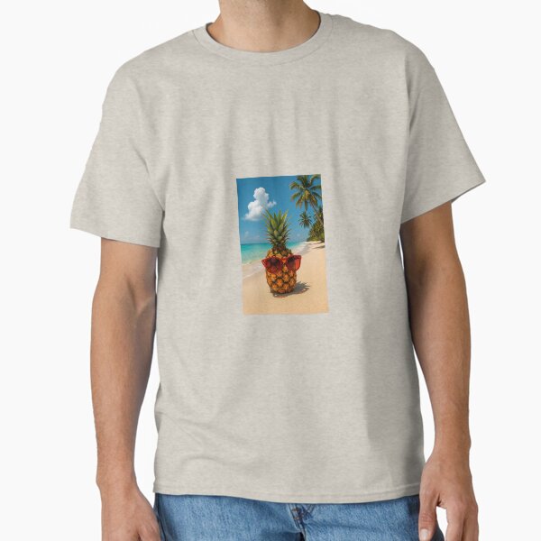 "Pineapple Cool â€“ Fun Tropical iPhone Wallpaper" Classic T-Shirt