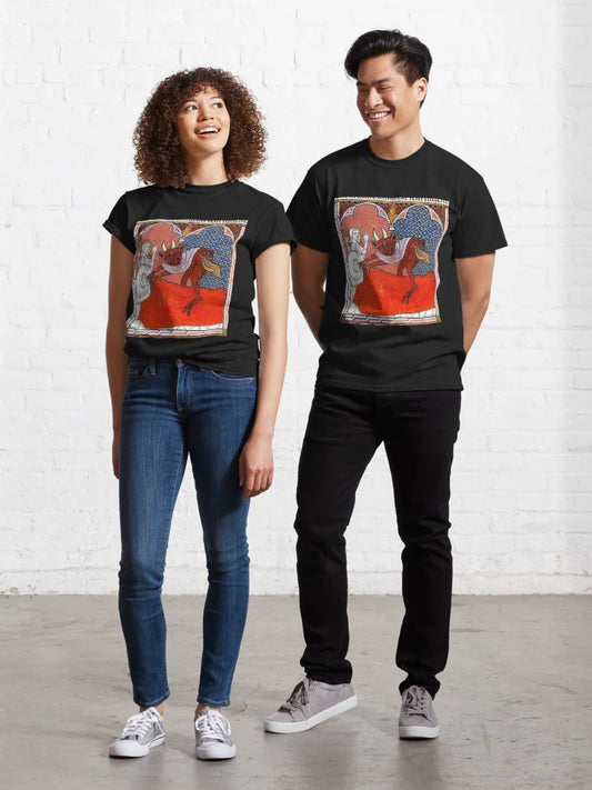 "I am the Dentist, allow me", medieval painting 11th century AD Classic T-Shirt