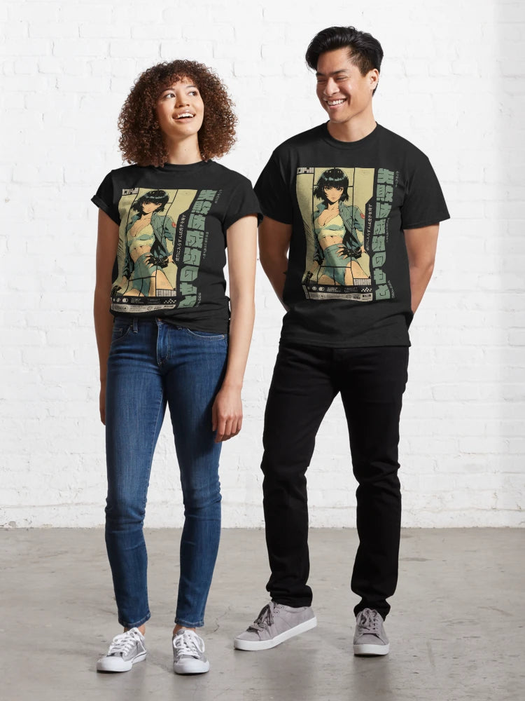 Punk girl in the city of fury Classic T-Shirt