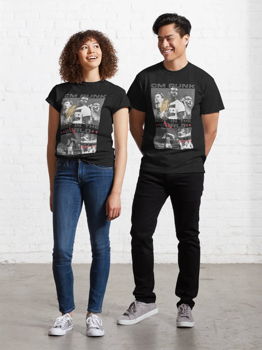 CM PUNK /// WWE Classic T-Shirt