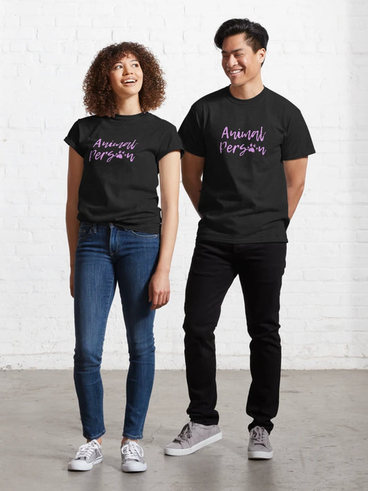 "Animal Person" Pawprint (Pinkish-Lavender) Classic T-Shirt