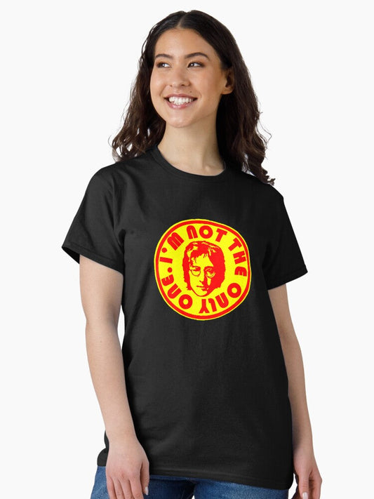 John Lennon I'm Not The Only One Red Yellow Classic T-Shirt