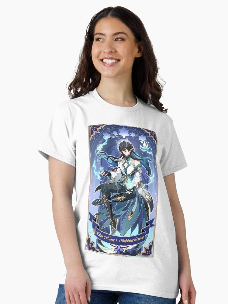 Dan Heng • Imbibitor Lunae Revelation Card Honkai Star Rail Classic T-Shirt