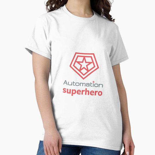 Automation Superhero Red Star Classic T-Shirt