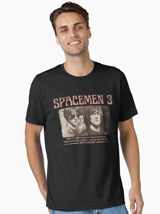Spácèmèn band 3 Vintage 1982 English rock Original Fan Design Artwork Essential T-Shirt