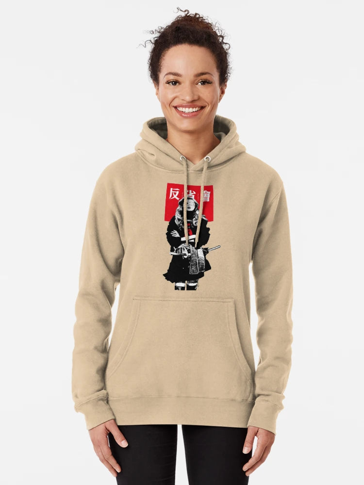 Japanese Samurai Girl Urban Cyberpunk Style Classic T-Shirt