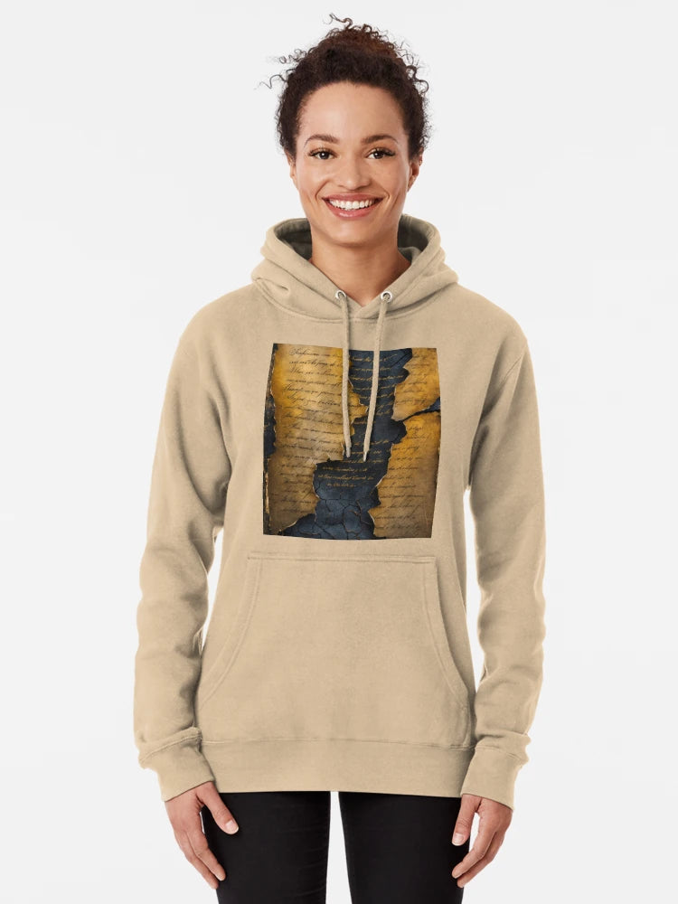Burned Manuscript Layers – Vintage Paper & Cracked Texture Classic T-Shirt