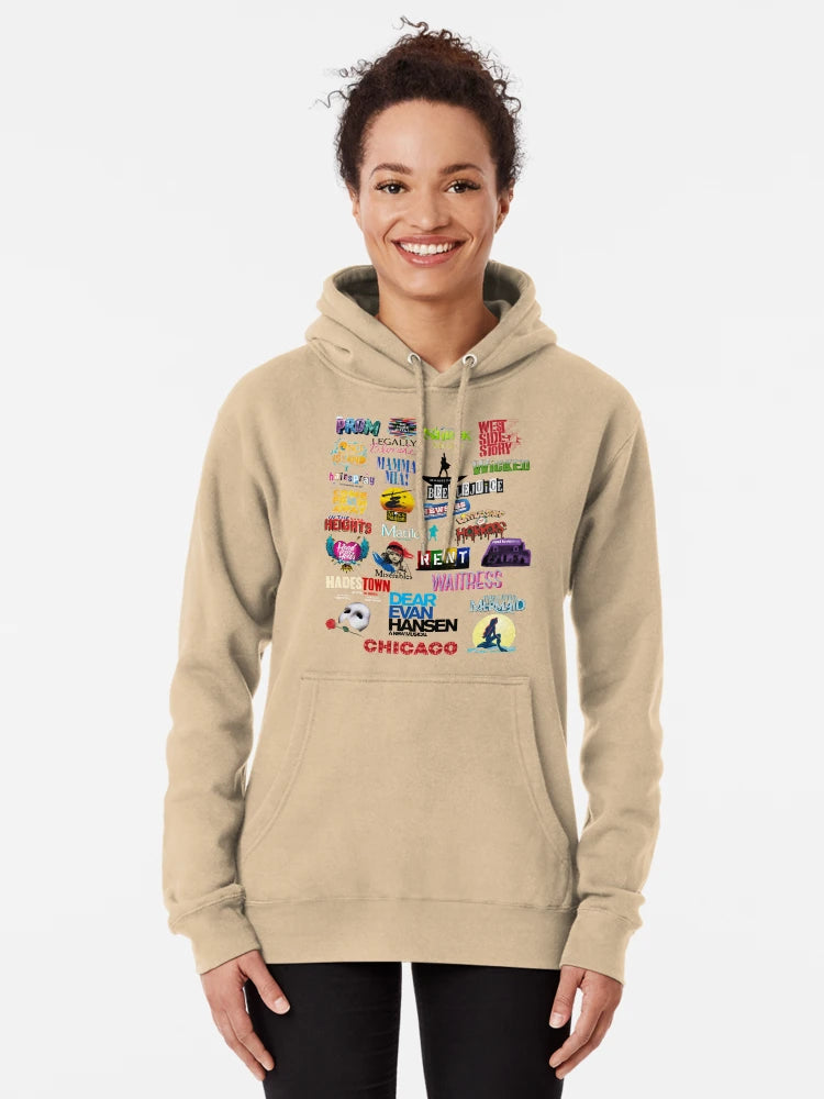 Musical Theater Sticker Shirt Inspired by Broadway Shows Classic T-Shirt