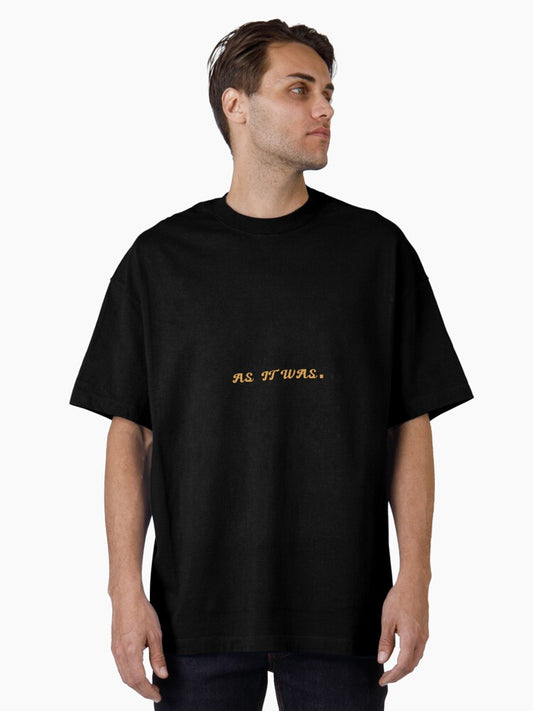 As it was retro yellow Oversized T-Shirt