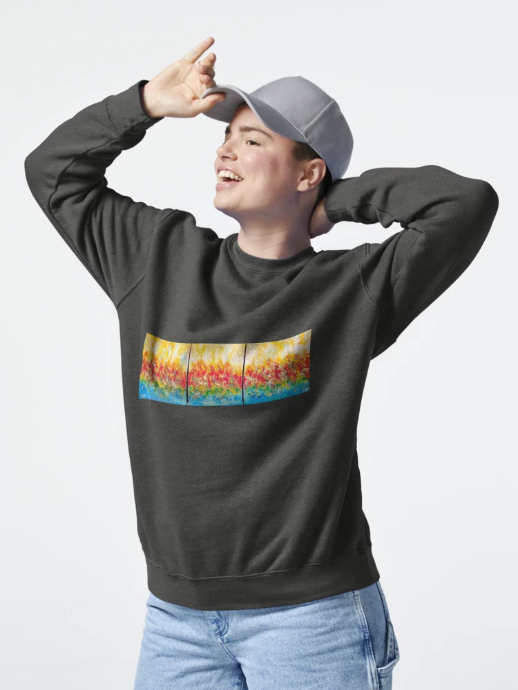 Red energy, Acrylic on canvas, 24x68 inch, 61.5x172.5 cm, 1204  Classic T-Shirt