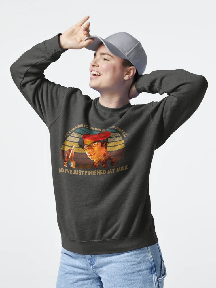 Vintage IT Arts Crowd Sitcom - I Came Here To Drink Milk And Kick Ass Classic T-Shirt