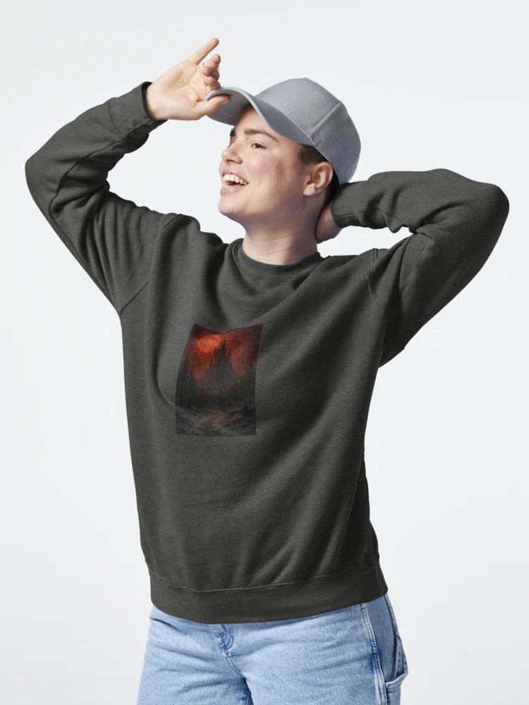"Blood Moon Castle â€“ Snowy Gothic iPhone Wallpaper" Classic T-Shirt