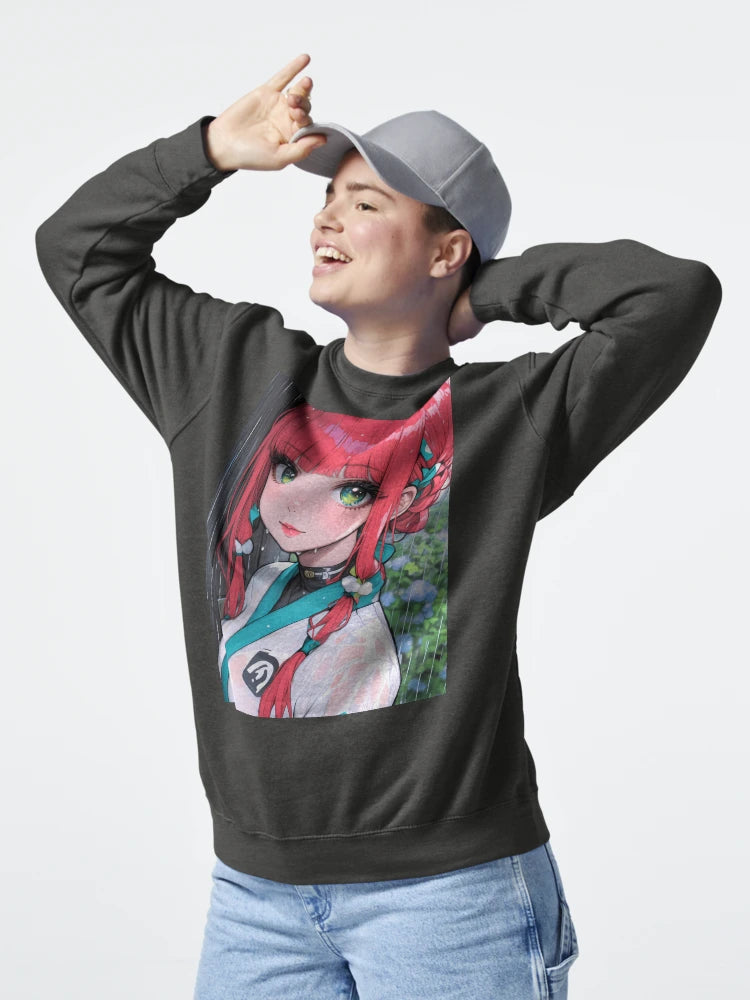 Grelle Sutcliff Black Butler Anime Girl Rainy Red Braid Fantasy Classic T-Shirt