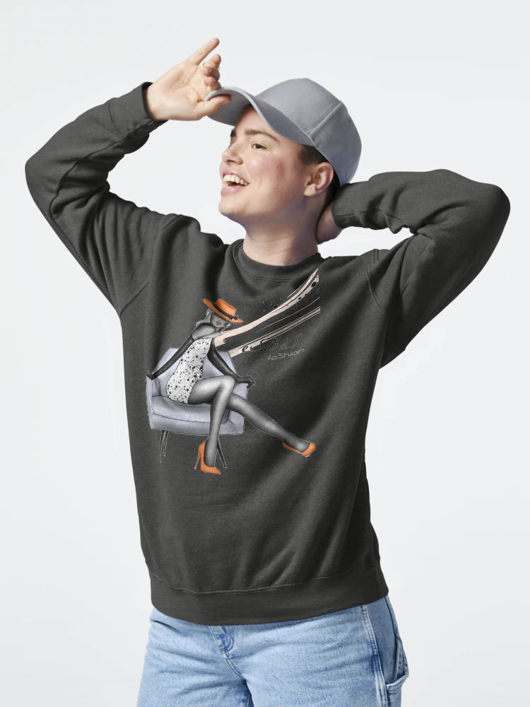 Model Sitting and Posing Classic T-Shirt