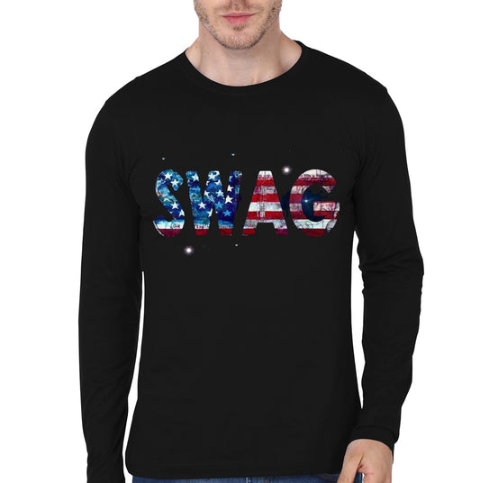 Swag Black Full Sleeve T-Shirt