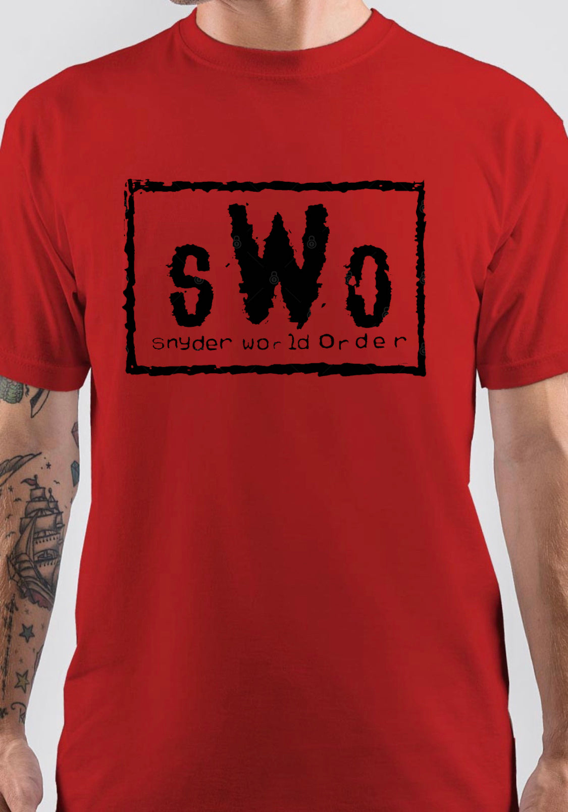 Snyder World Order Red T-Shirt