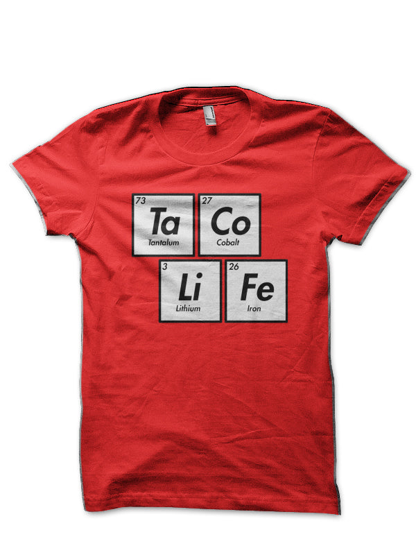 Periodically Hungry Red T-Shirt