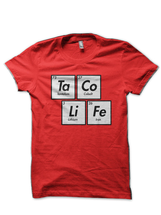 Periodically Hungry Red T-Shirt