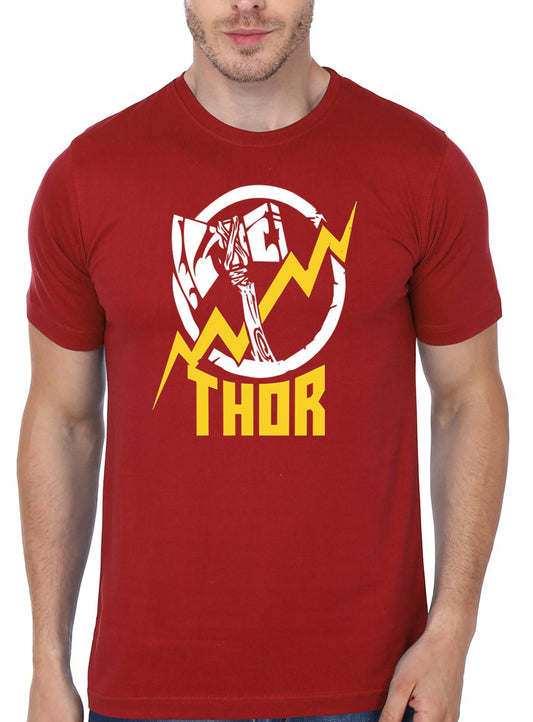 Thor Red Half Sleeve T-Shirt