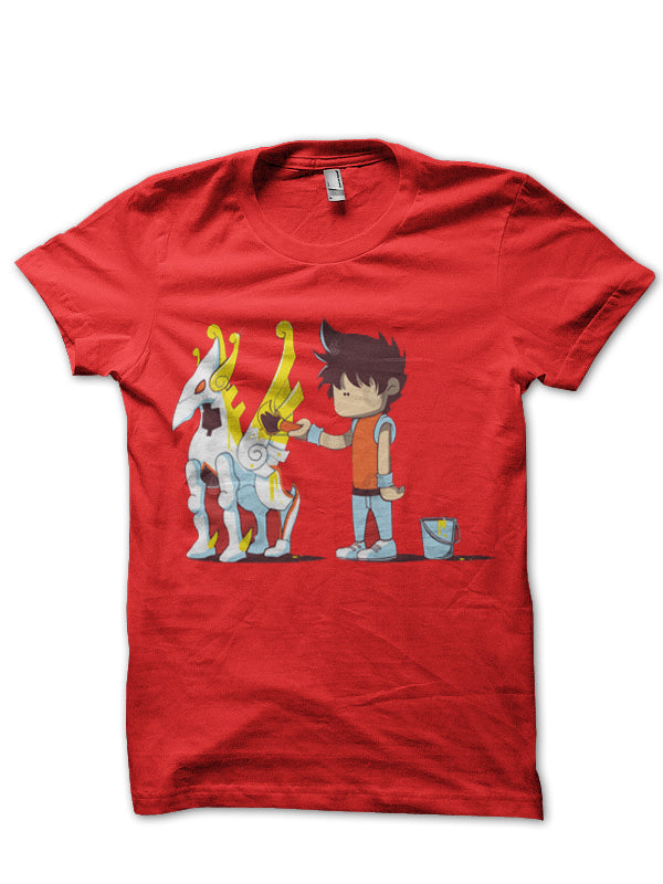 Armour Half Sleeve Red T-Shirt