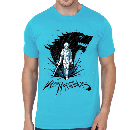 Valar Morghulis Sky Blue T-Shirt