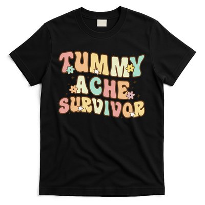 Vintage Tummy Ache Survivor Retro T-Shirt