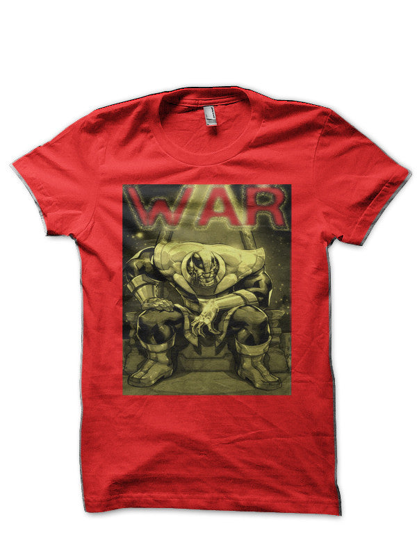 Thanos Infinity War Red T-Shirt
