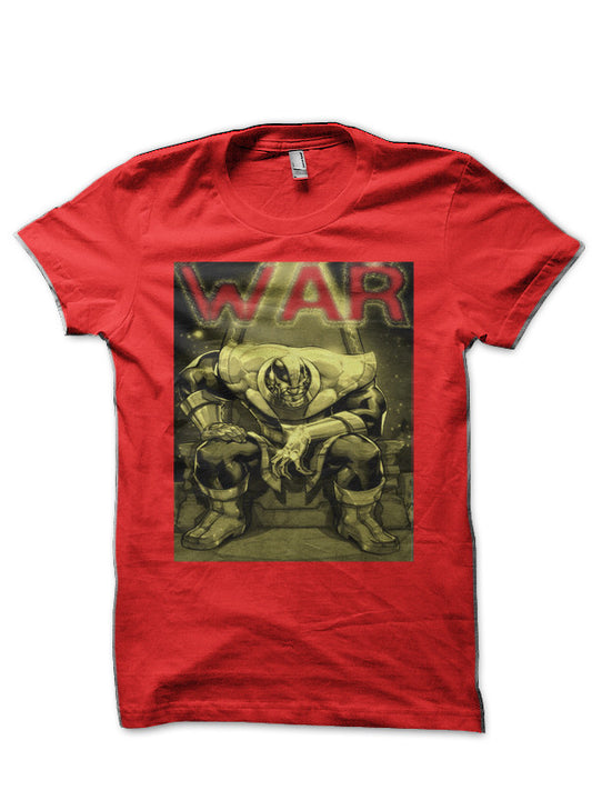 Thanos Infinity War Red T-Shirt